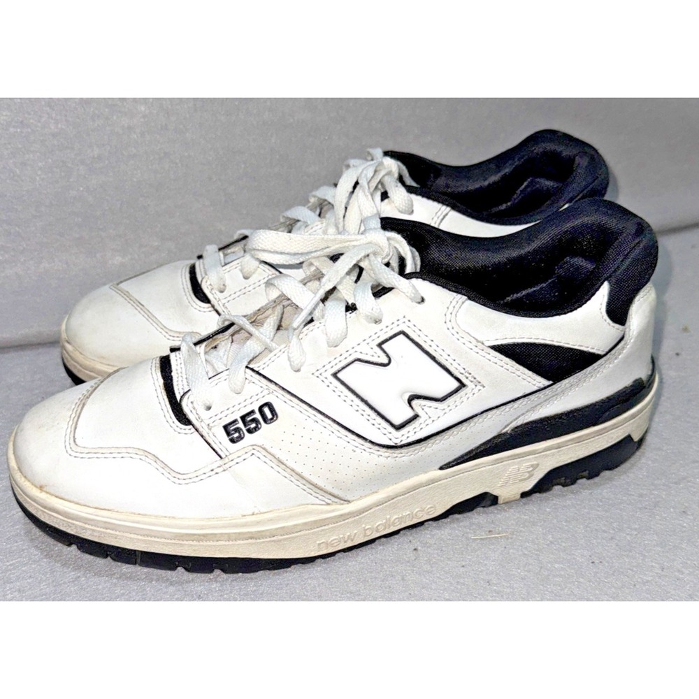 New Balance 550 Athletic Shoes Men's 11 White Lace Up Low Top Sneakers BB550HA1 - Picture 3 of 9